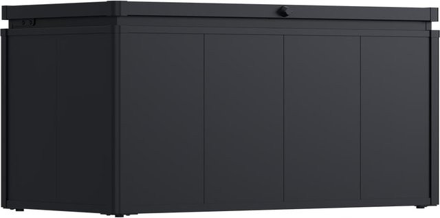 Weide Noble Gartenbox Aufbewahrungsbox aus Stahl, Anthrazit, 450 l - Bild 1