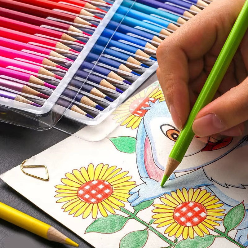 Professionelles Buntstift-Set auf Ölbasis in Bunt, 120 Stück für Kunst und Graffiti - Bild 3
