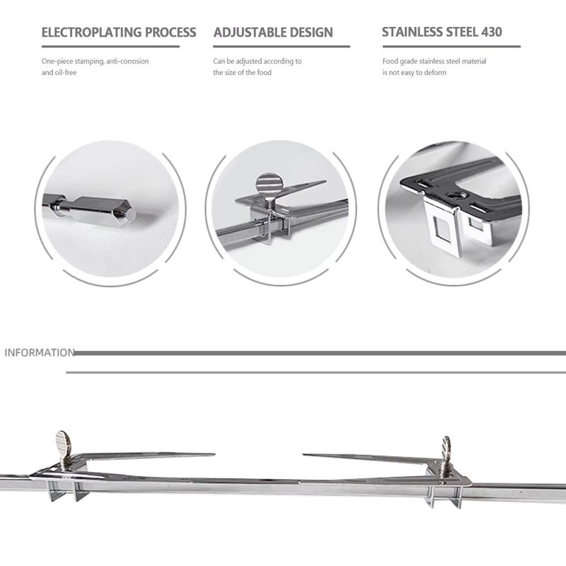 Willstar Elektrische BBQ Rotisserie Grillstange mit Rotator Motor - Bild 3