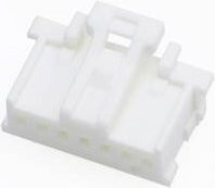 Molex Buchsengehäuse-Kabel Weiß, 7 Polzahl, Rastermaß: 2mm, 513820700 - Bild 1