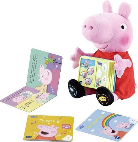 VTech Peppa Wutz Plüschtier Peppa liest vor in Deutsch mit kindersicherem Batteriefach - Bild 1