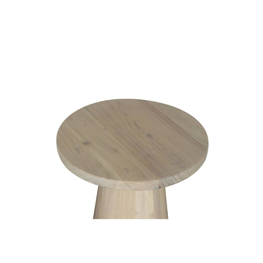 byLIVING Beistelltisch CONE aus Akazienholz in Weiß, H: 60 cm, B: 35 cm, T: 35 cm - Bild 2