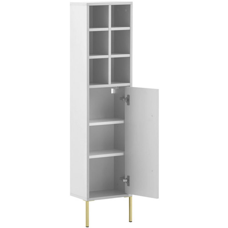 Schildmeyer Highboard Sarah Badschrank in Weiss mit Soft-Close-Türen, Breite: 30,4 cm, Höhe: 130,6 cm, Tiefe: 21,8 cm - Bild 2