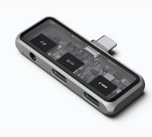 Satechi USB-C Dockingstation ST-HXRAJM in Silber - Bild 1