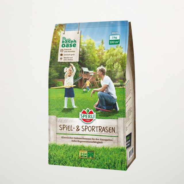 SPERLI's Spiel- und Sportrasen RSM 2.3 Rasensamen, 2 kg - Bild 1