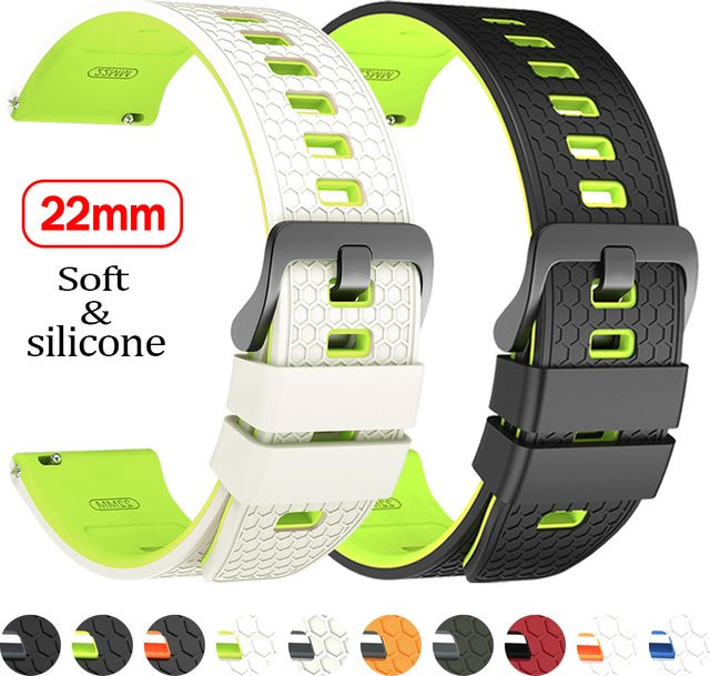 COROS Uhrenarmband Silikon, zweifarbig, Unisex - Bild 1