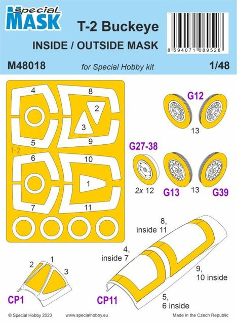 Special Hobby T-2 Buckeye Inside/Otside - Mask - Bild 1