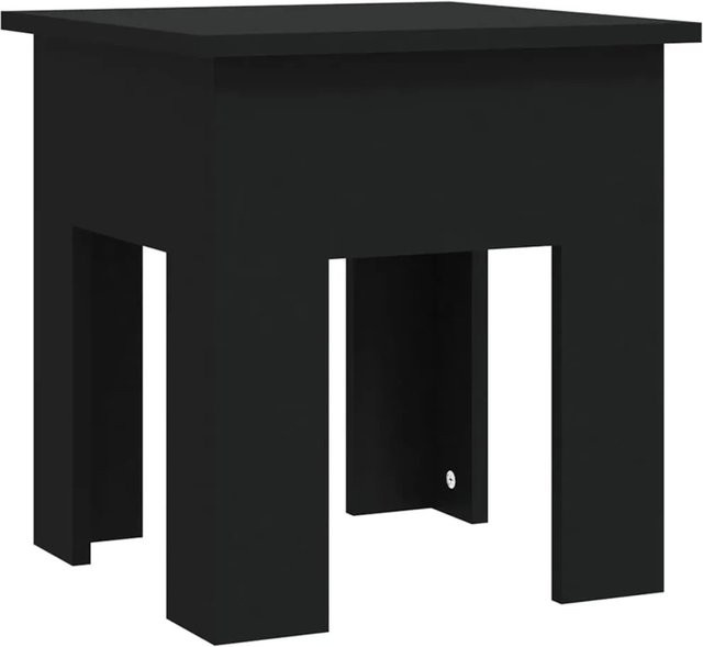 vidaXL Couchtisch in Schwarz mit modernem Design aus Holzwerkstoff, B/T/H: 40 x 40 x 42 cm - Bild 1