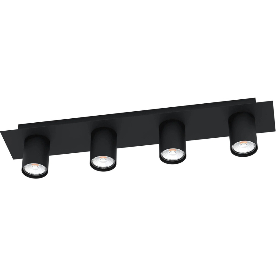Eglo Valcasotto 4-flammige LED-Spotleuchte in Schwarz mit GU10 Fassung - Bild 2