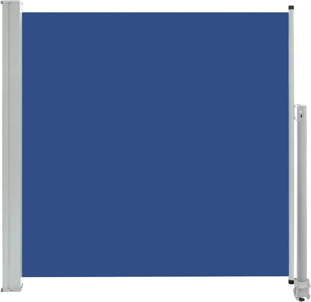 Furnicato Ausziehbare Seitenmarkise aus Polyester in Blau, B: 300 cm, H: 160 cm - Bild 1