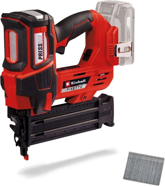 Einhell Professional Akku-Nagler FIXETTO 18/50 N, 18V, Schwarz/Rot - Bild 1