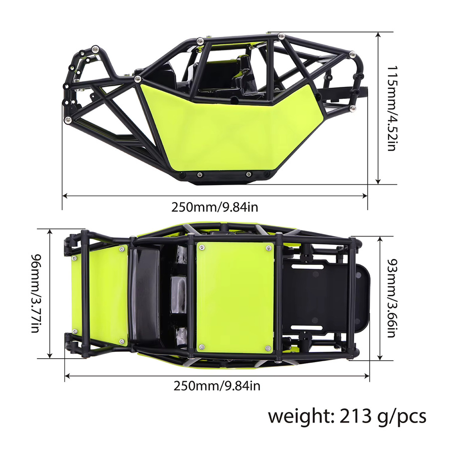 Axial RC Überrollkäfig Karosserie, Kunststoff, Zubehör - Bild 4
