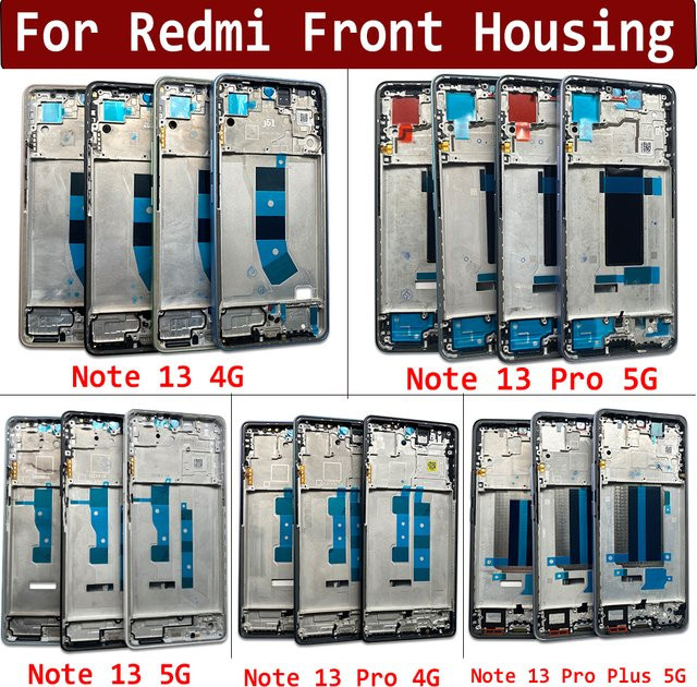 LCD Rahmen Ersatzteil für Xiaomi Redmi Note 13 Pro 4G 5G und Note 13 Pro Plus 5G in Blau - Bild 1