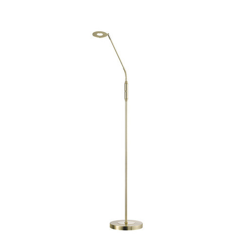 Fischer & Honsel Stehleuchte Dent mit integrierter LED in Gold/Messing, Breite: 23 cm, Höhe: 150 cm - Bild 2