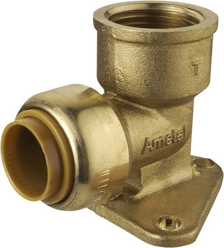 Cornat Wandscheibe aus Metall in Goldfarben mit 1/2 Zoll Anschluss - Bild 1