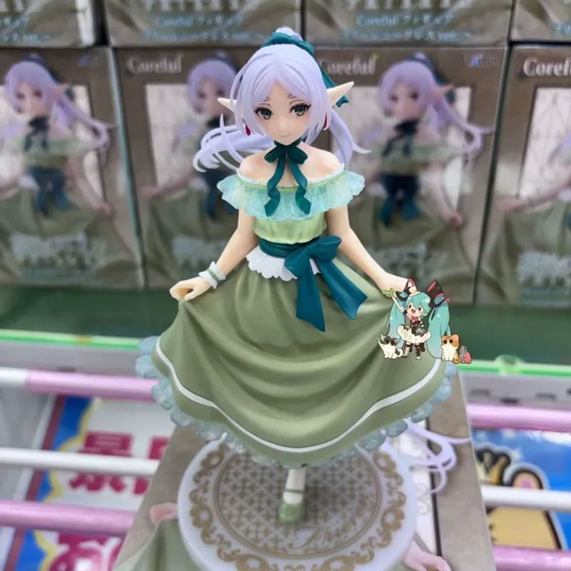 Bandai Frieren: Beyond Journey's End Coreful Frieren Actionfigur in Kleid-Version, grün - Bild 2