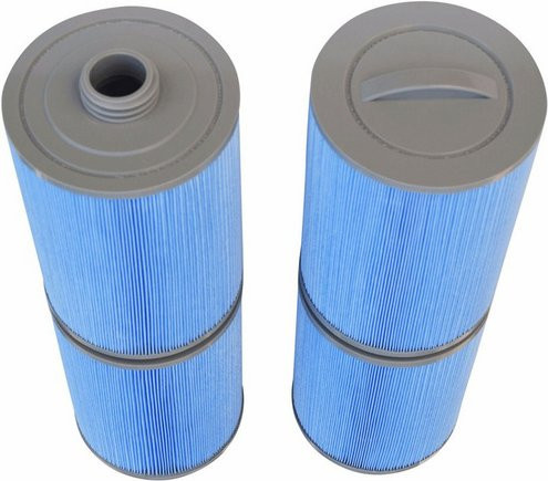 Canadian Spa Whirlpool Filter Set Microban mit vier Filtern für Swim Spa, blau - Bild 1