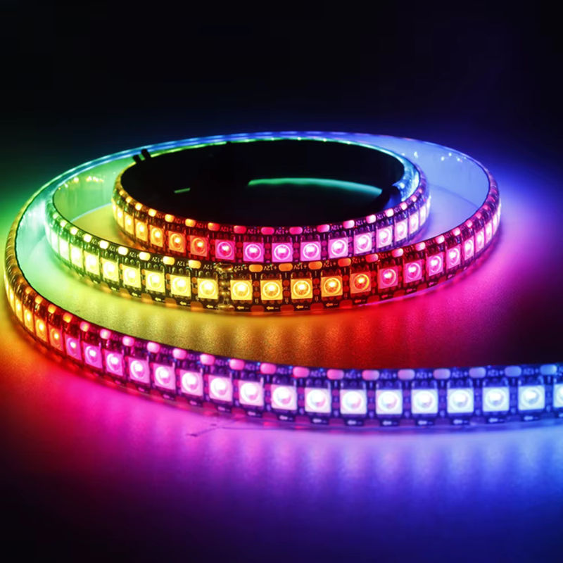 TNALANT WS2812B WS2815 RGBIC LED-Streifen, adressierbarer Smart 5050 SMD LED-Streifen mit 144 LEDs/m, Multicolor und Weiß, DC5V/12V - Bild 3