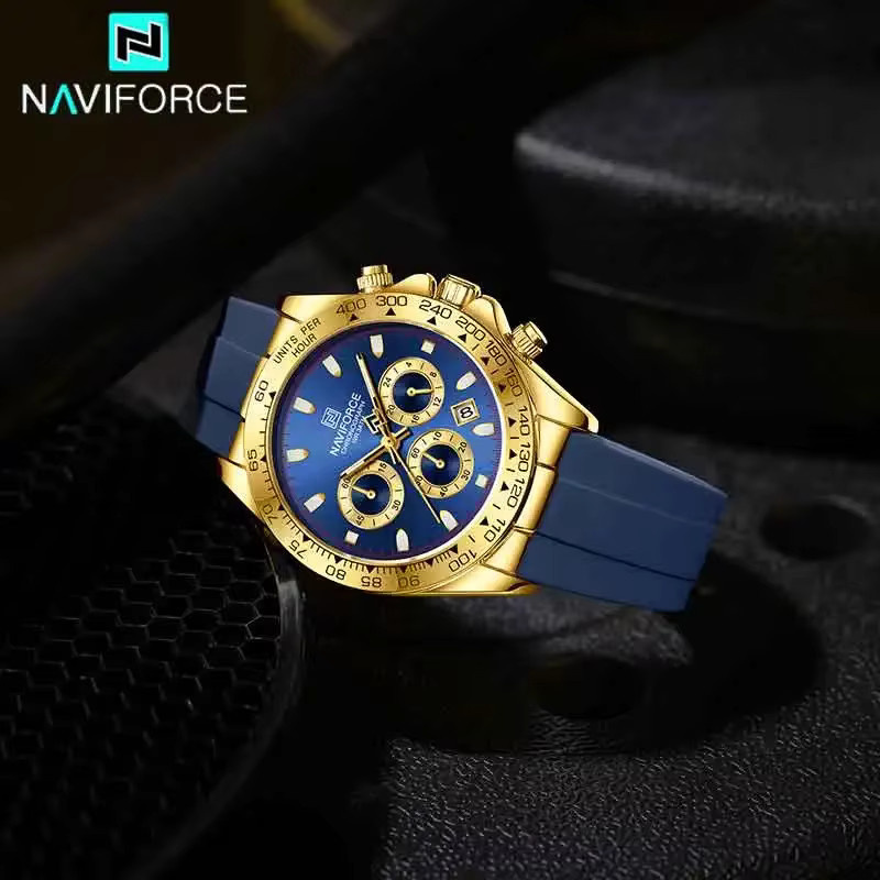 NAVIFORCE Chronograph, Quarz, Silikon, Herren - Bild 2