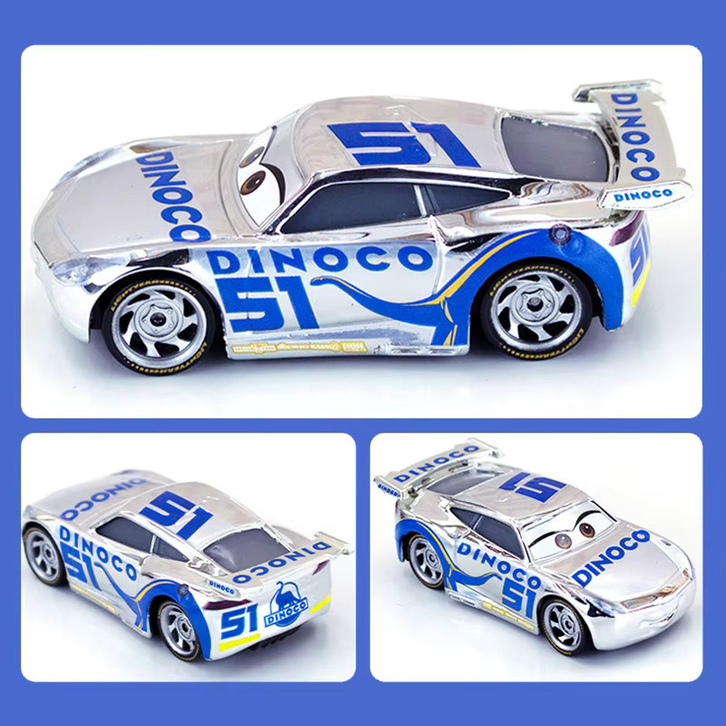 TAKARA TOMY Disney Cars 3 Cruz Ramirez, Druckgussmodell, vergoldet und versilbert - Bild 3