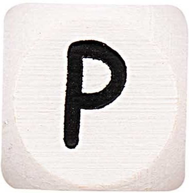Rico Design Buchstaben Würfel Ahornholz - Bild 1