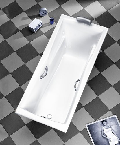 Rechteck-Badewanne OTTOFOND Atlanta aus Acryl, Farbe: Weiss, B/H/L: 80 x 47,5 x 180 cm - Bild 2