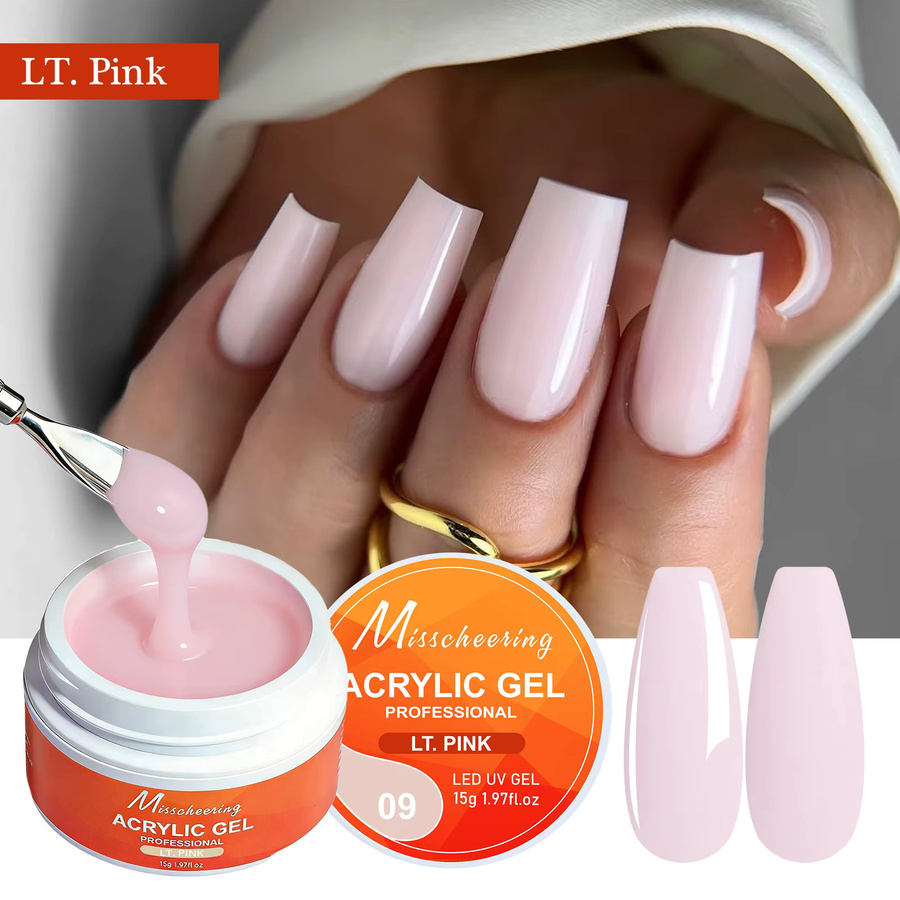 Misscheering Builder Gel, Rosa Klar, Glänzend, 15g - Bild 3