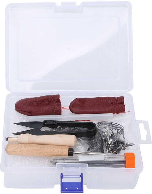 Igeteck Filznadel-Set für Wollfilz und Stichpunsch mit 54 Zubehörteilen in Weiß und Multicolour - Bild 1