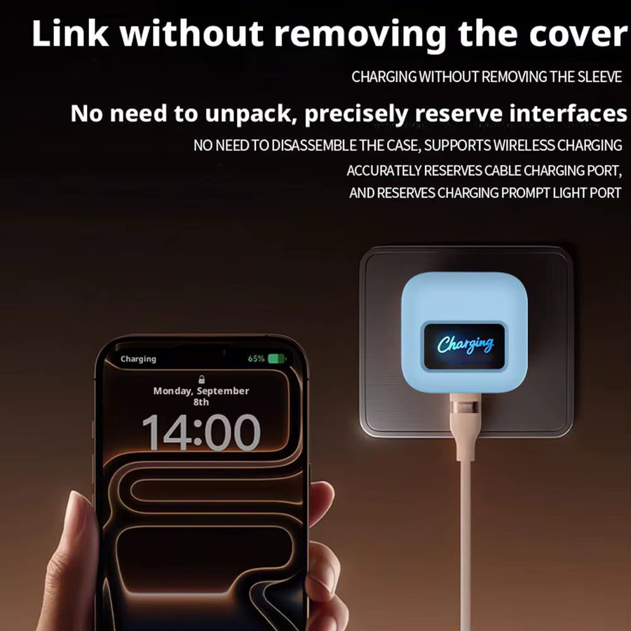 Anker Silikon-Schutzhülle für Nano Digital Charger in Pink, kratzfeste und stoßfeste Abdeckung - Bild 3