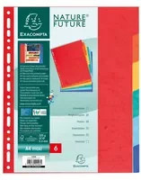 Exacompta Ordnerregister A4 in Multicolor und Rot aus Papier (FSC-zertifiziert) - Bild 1