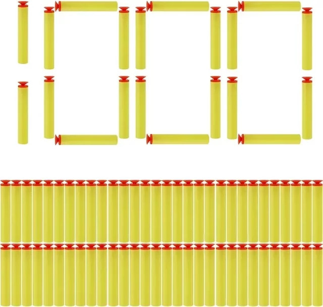 Nerf N-Strike Elite Series, Nachfüllpfeile, Schaumstoff, Gelb - Bild 1
