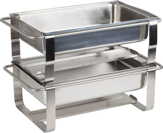 APS Chafing Dish CATERER PRO aus Edelstahl, GN 1/1, silber, rechteckig, B/T/H: 64 x 35 x 34 cm - Bild 1