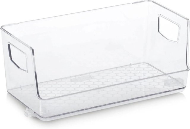 Zeller Aufbewahrungsboxen-Set aus Kunststoff, 2-teilig, transparent - Bild 1