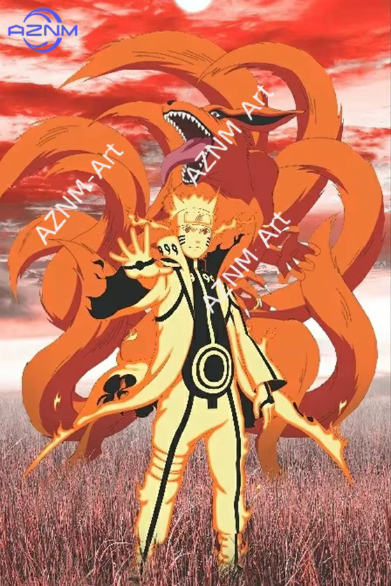 KAYOU Naruto Anime Leinwanddruck Wandbild für deine Heimdekoration in Multicolour - Bild 2