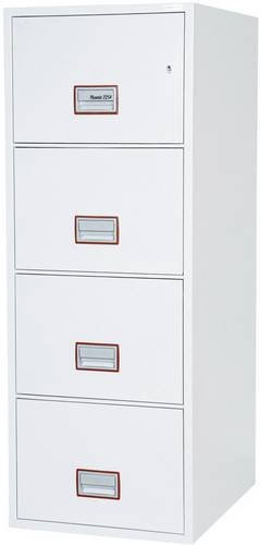 Phoenix Feuerschutztresor FS2254K World Class Vertical Fire File Dokumentenschrank aus Stahl mit Schlüsselschloss und Aufteiler - Bild 1