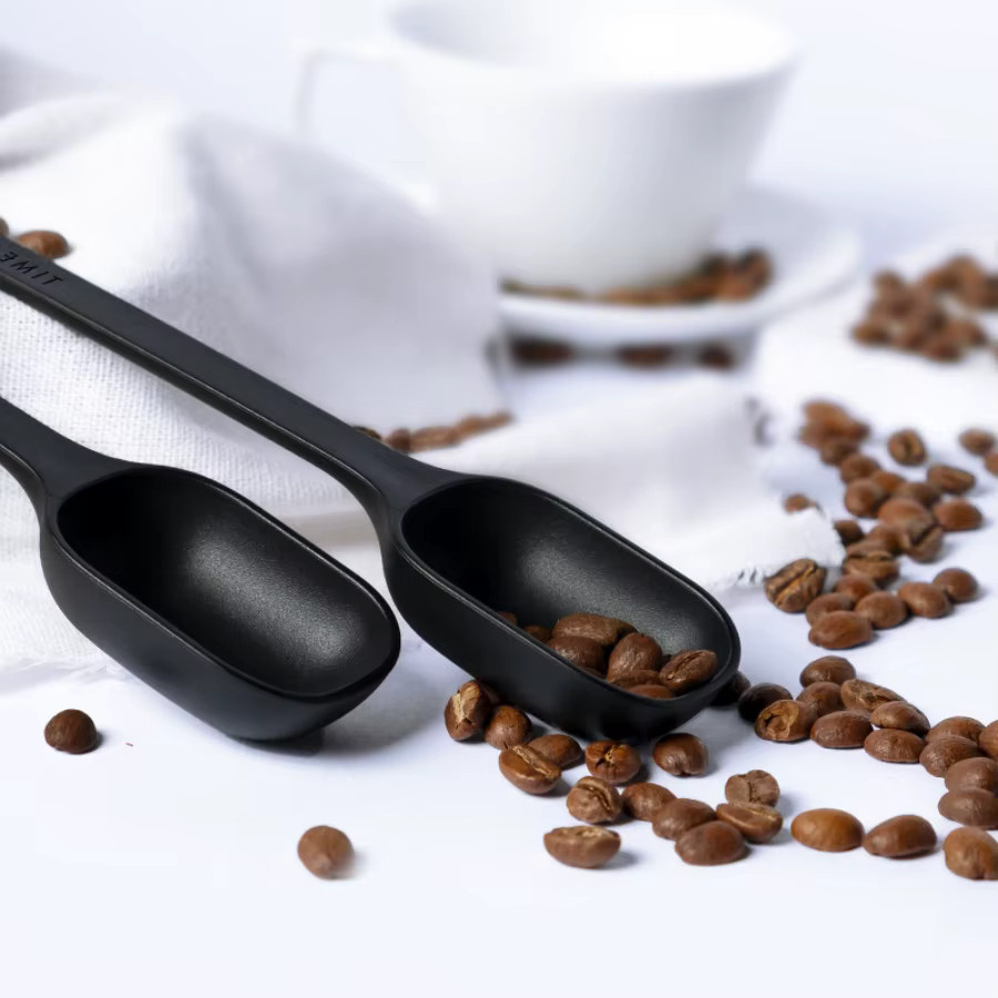Messlöffel mit langem Griff für Kaffeebohnen und Pulver in Schwarz aus Kunststoff - Bild 5