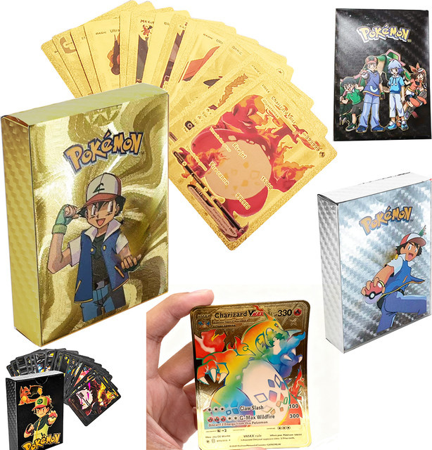 Pokémon Goldfolienkarten Vmax GX, Sammelspiel, 55-teiliges Set - Bild 1
