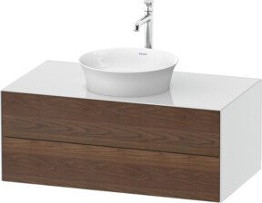 Duravit Waschtischunterschrank White Tulip in White, wandhängend, B/T: 100 x 55 cm - Bild 1