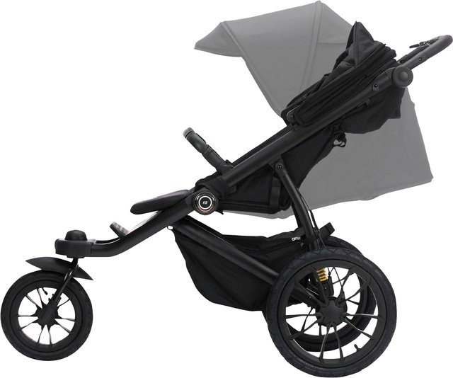 Fillikid Sportwagen Jogger Run Offroad Kinderwagen in Schwarz mit Federung und Schwenkrädern - Bild 1