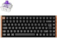 Keychron K2 HE Gaming-Tastatur mit Hall-Effect-Switches, Bluetooth und USB-C, QWERTZ DE, Schwarz - Bild 1