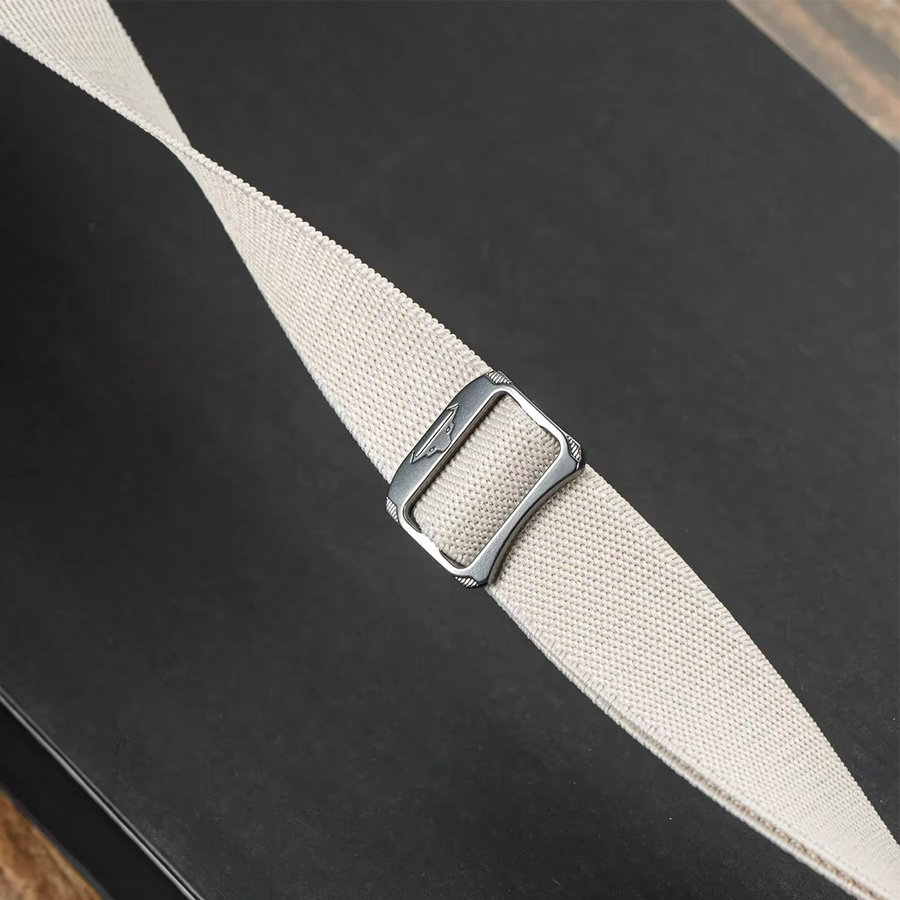 YEELUSEE Uhrenarmband Nylon, beige, Unisex - Bild 4