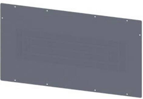 Siemens Dach aus Stahl in Grau, B: 90 cm, L: 50 cm - Bild 1