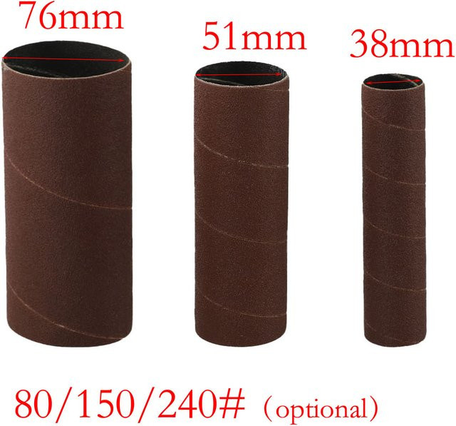 Vibratite Schleifhülsen für Metall, Kunststoff, Glas und Holzbearbeitung, Braun, Durchmesser: 80 mm - Bild 1
