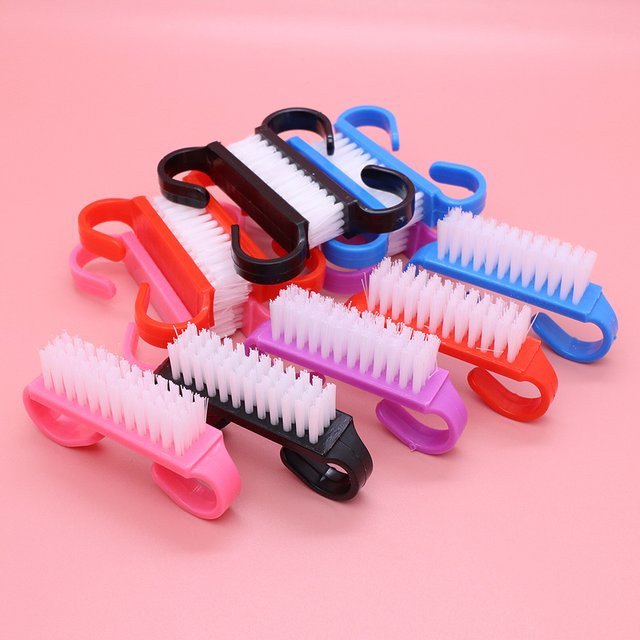 JEARLYU Nagelreinigungsbürsten Set, 14-teilig, bunt, für Hände und Füße - Bild 1