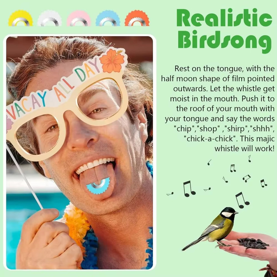 iDestry Vogelpfeifen, magische Zwitschergeräte, zufällige Farbe - Bild 2