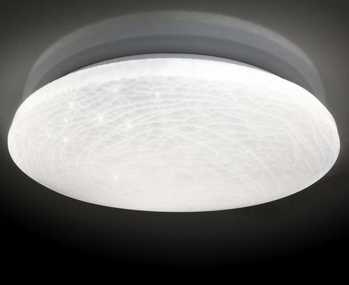 Näve LED CCT Deckenleuchte Polaris in Weiß mit Kristalleffekt, dimmbar, Durchmesser: 48 cm - Bild 2