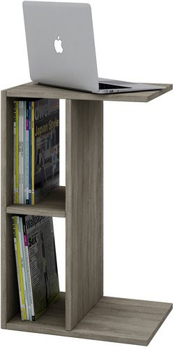 VCM Couchtisch Nachto in Braun, Rechteckig, B/H/T: 40 x 60 x 45 cm - Bild 1