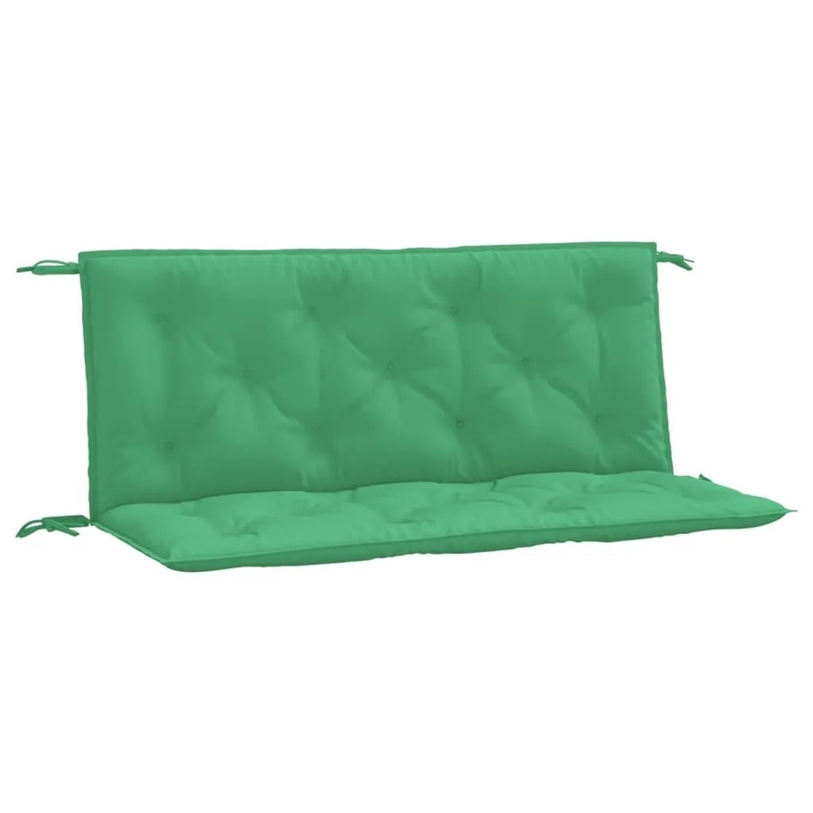 vidaXL Gartenbank-Auflagen 2er-Set Grün aus wasserabweisendem Oxford-Gewebe B/T/H: 120 x 50 x 7 cm - Bild 2