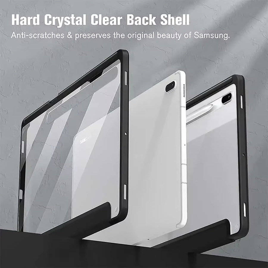 Acryl-Tablet-Hülle für Samsung Galaxy Tab S10 Ultra, S9, S8, S7 FE Plus, S6 Lite, A11 Plus, A9 und A9+ in Schwarz - Bild 4