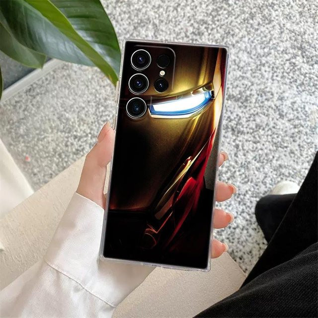 Marvel Transparente Schutzhülle für Samsung Galaxy S26 S25 S24 S23 S22 S21 FE 5G mit Spiderman Venom Deadpool Design - Bild 1